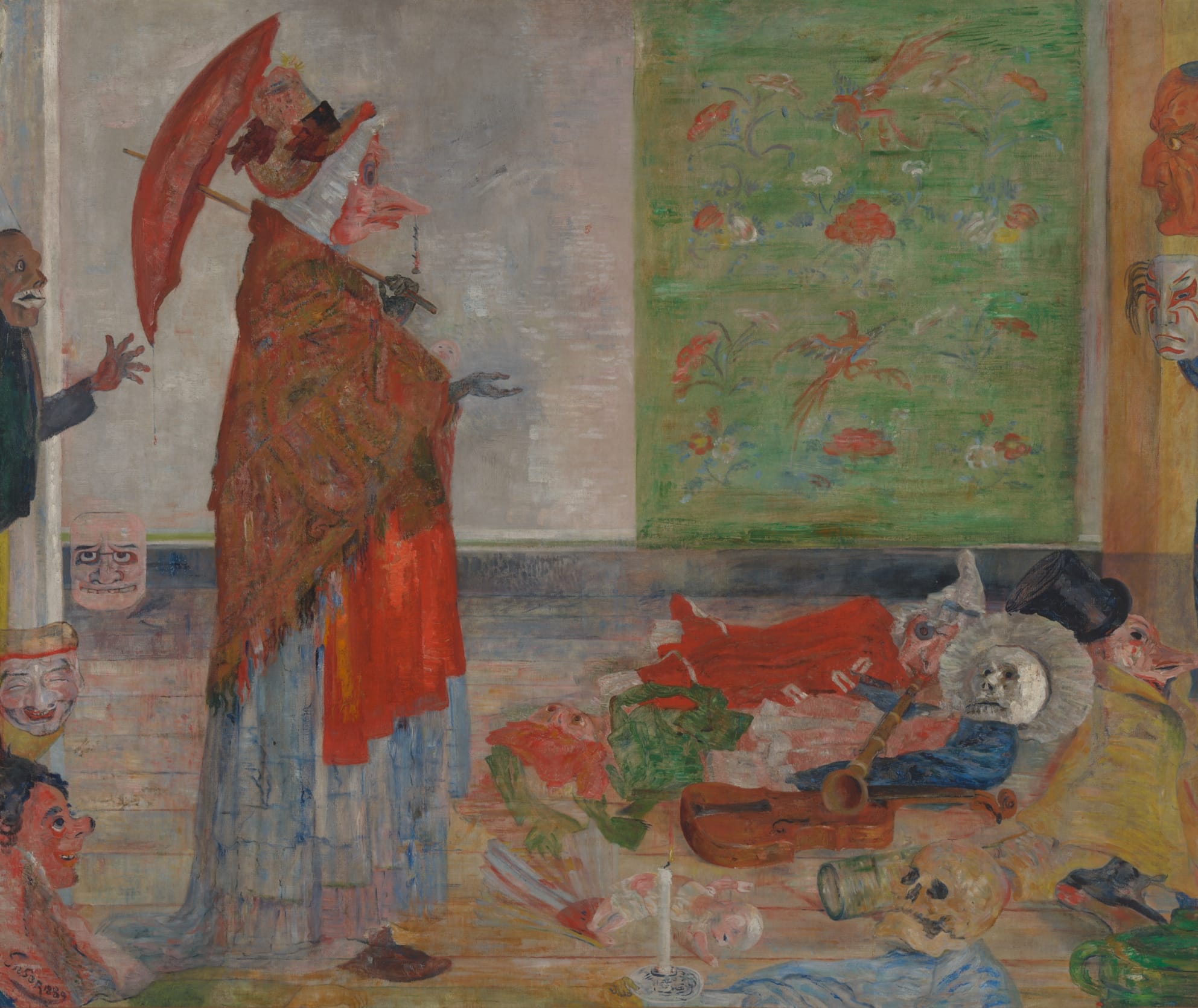 James Ensor, Astonishment of the Mask Wouse, 1889