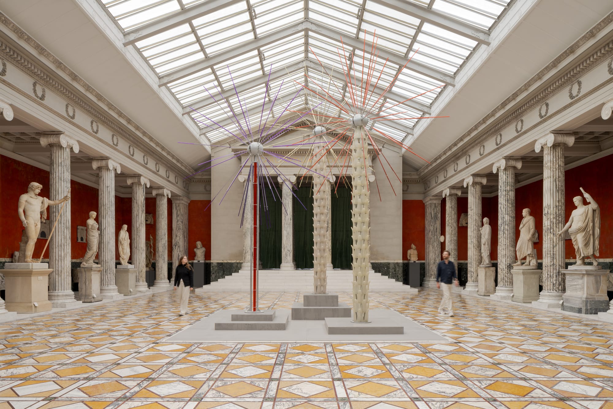 Alia Farid, Palm Orchard, 2025. Installation image from Alia Farid A Sounding of the Earth