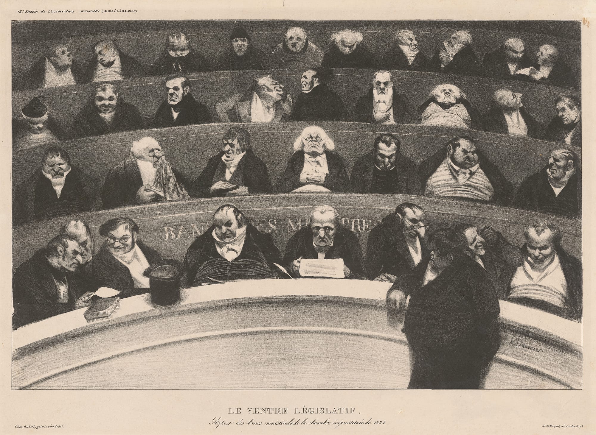 Honoré Daumier: The Legislative Belly