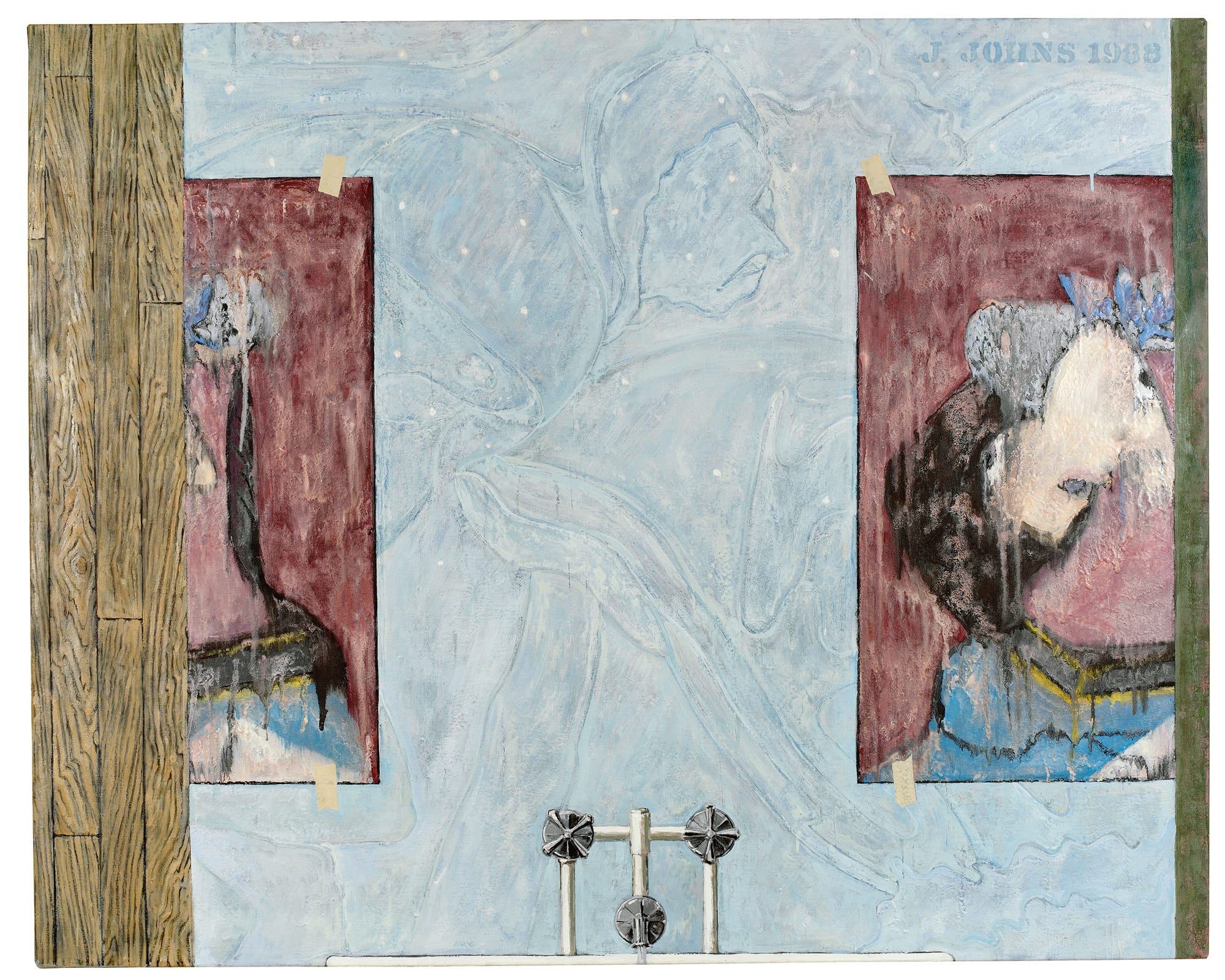 Jasper Johns, Dancers on a Plane, 1980–81.