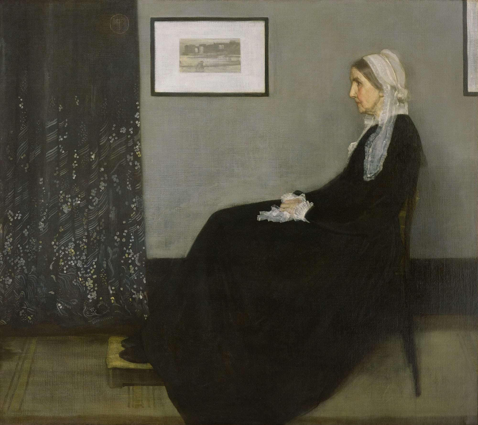 James Abbott McNeill Whistler Arrangement in Grey and Black No.1, 1871