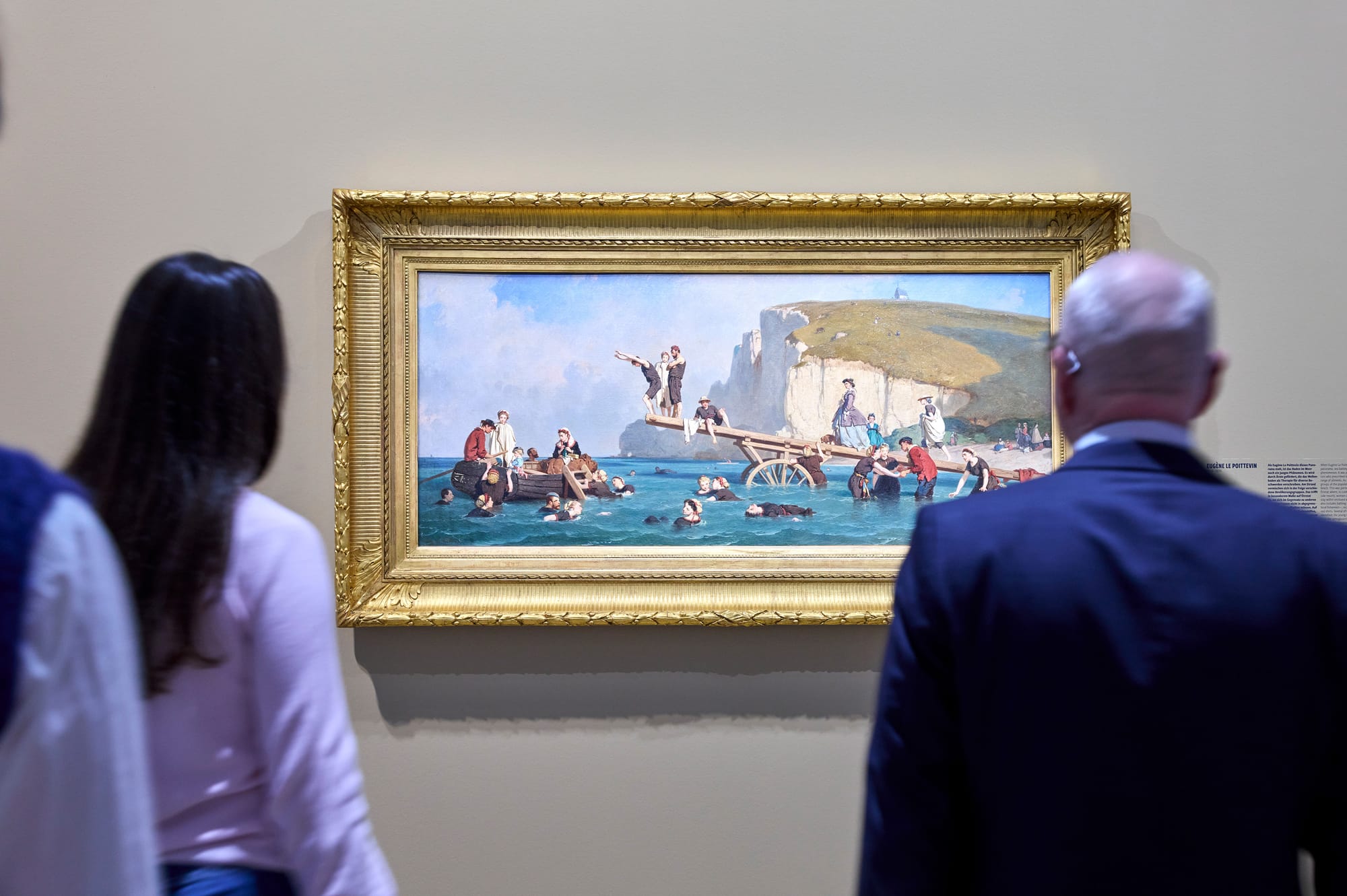 Ausstellungsansicht “Monets Küste. Die Entdeckung von Étretat”