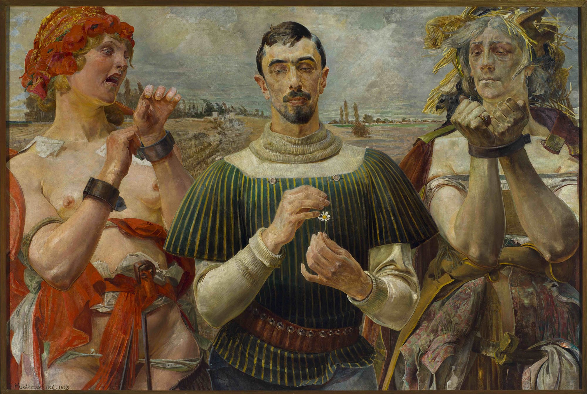 Jacek Malczewski, The Polish Hamlet — Portrait of Aleksander Wielopolski, 1903