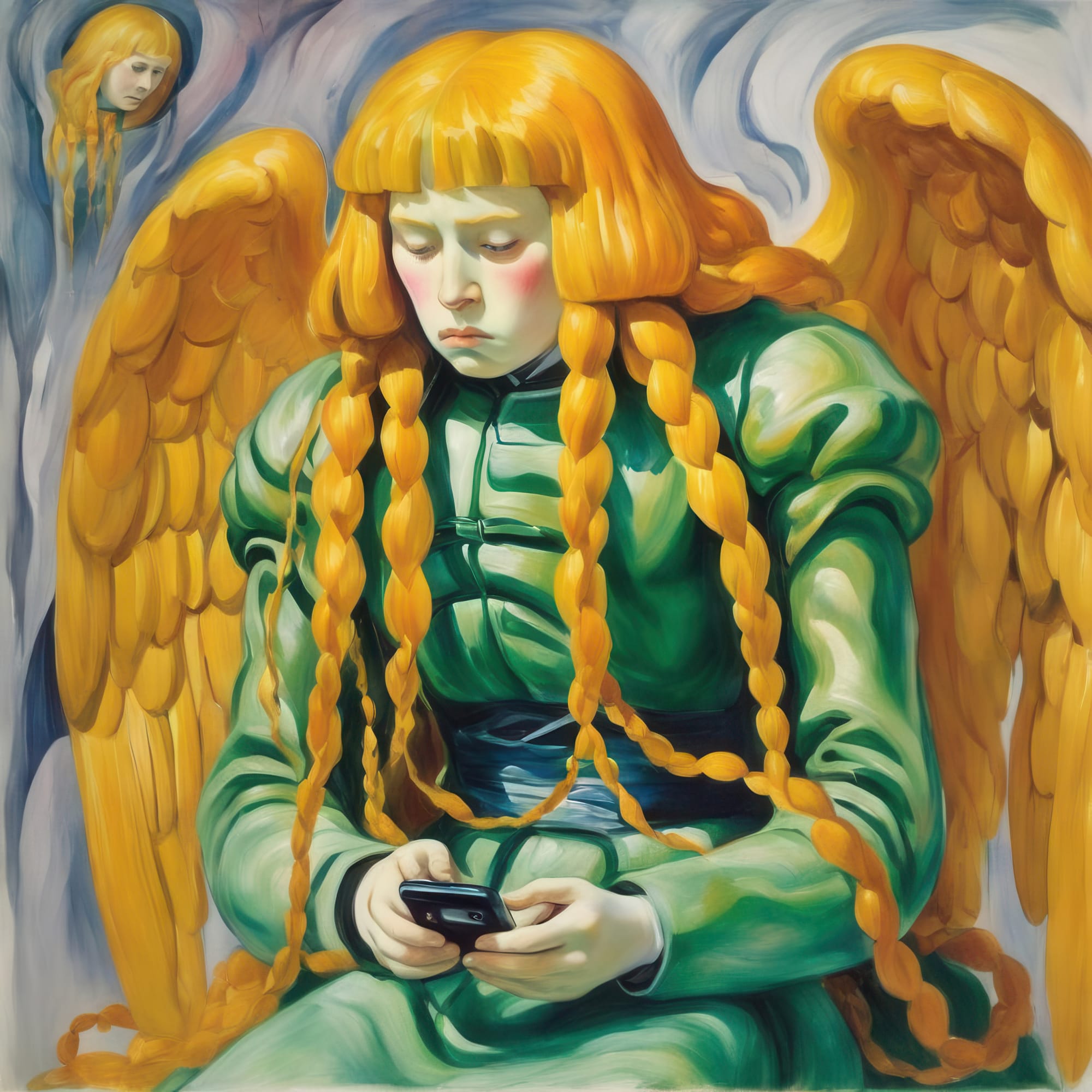 Holly Herndon & Mat Dryhurst, xhairymutantx, video made of images generated by a custom AI model