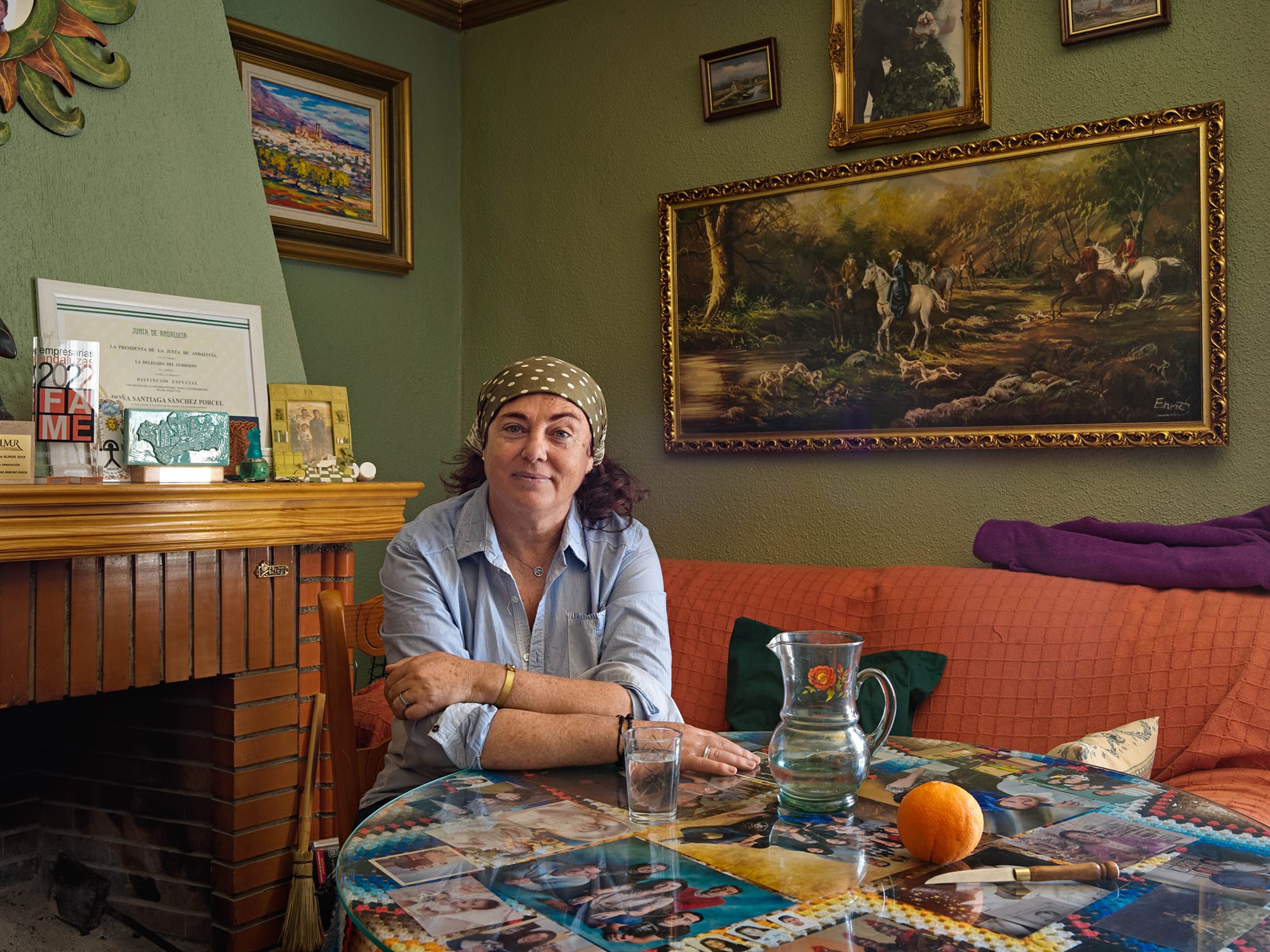 Santiaga Sánchez Porcel, regenerative farmer, Chirivel, Almeria Spain 2023