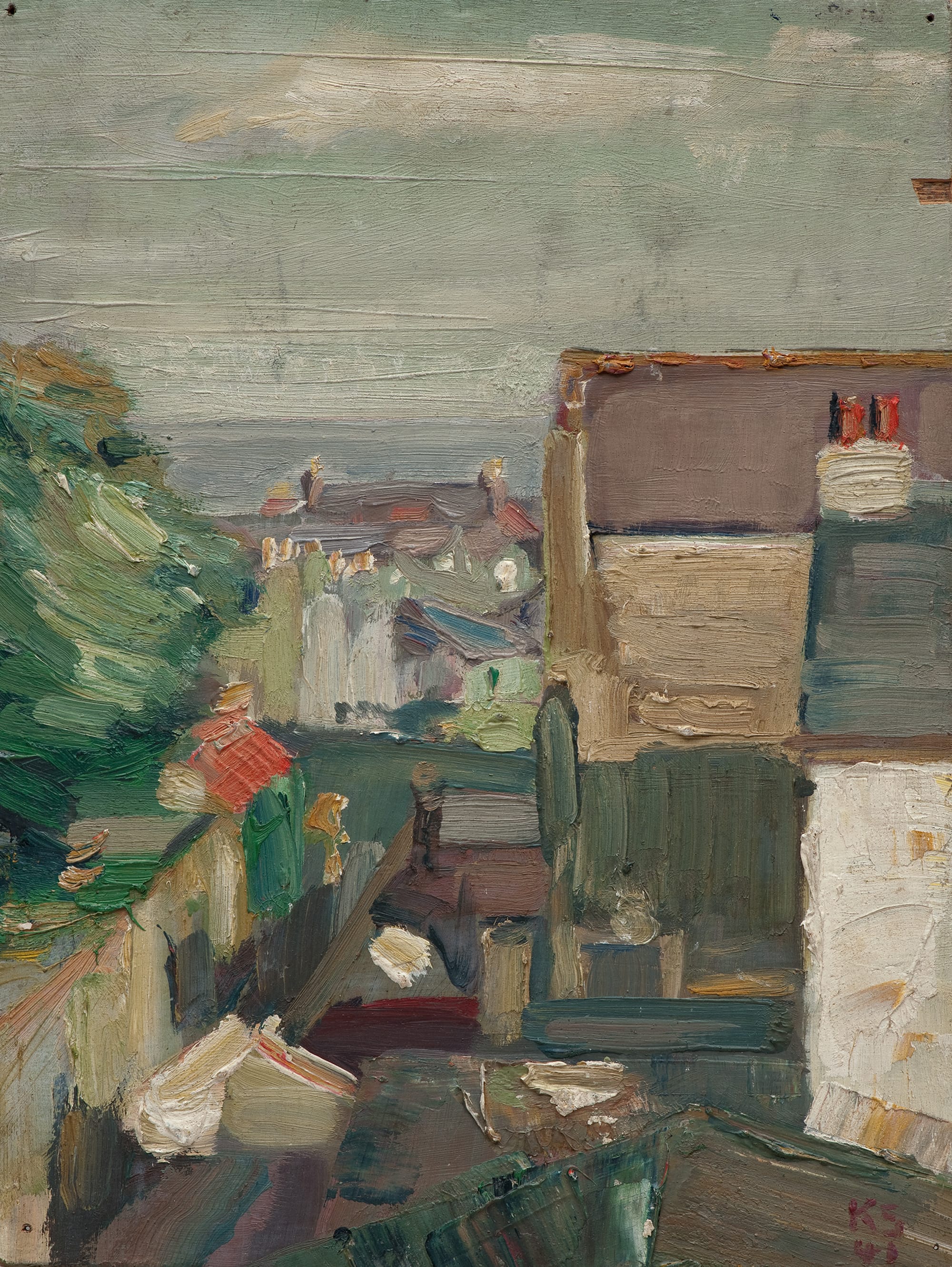 Kurt Schwitters, Scenery from Douglas, 1941