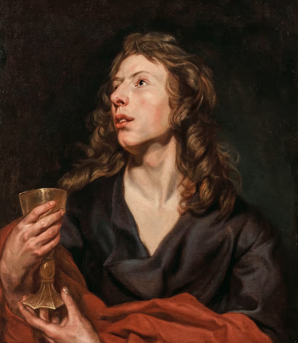 Michaelina Wautier, Saint John the Evangelist, c. 1656–59
