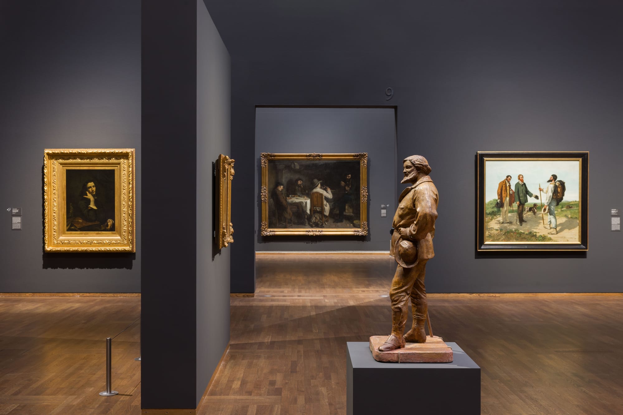 Exhibition Views “Gustave Courbet” at Leopold Museum, Vienna