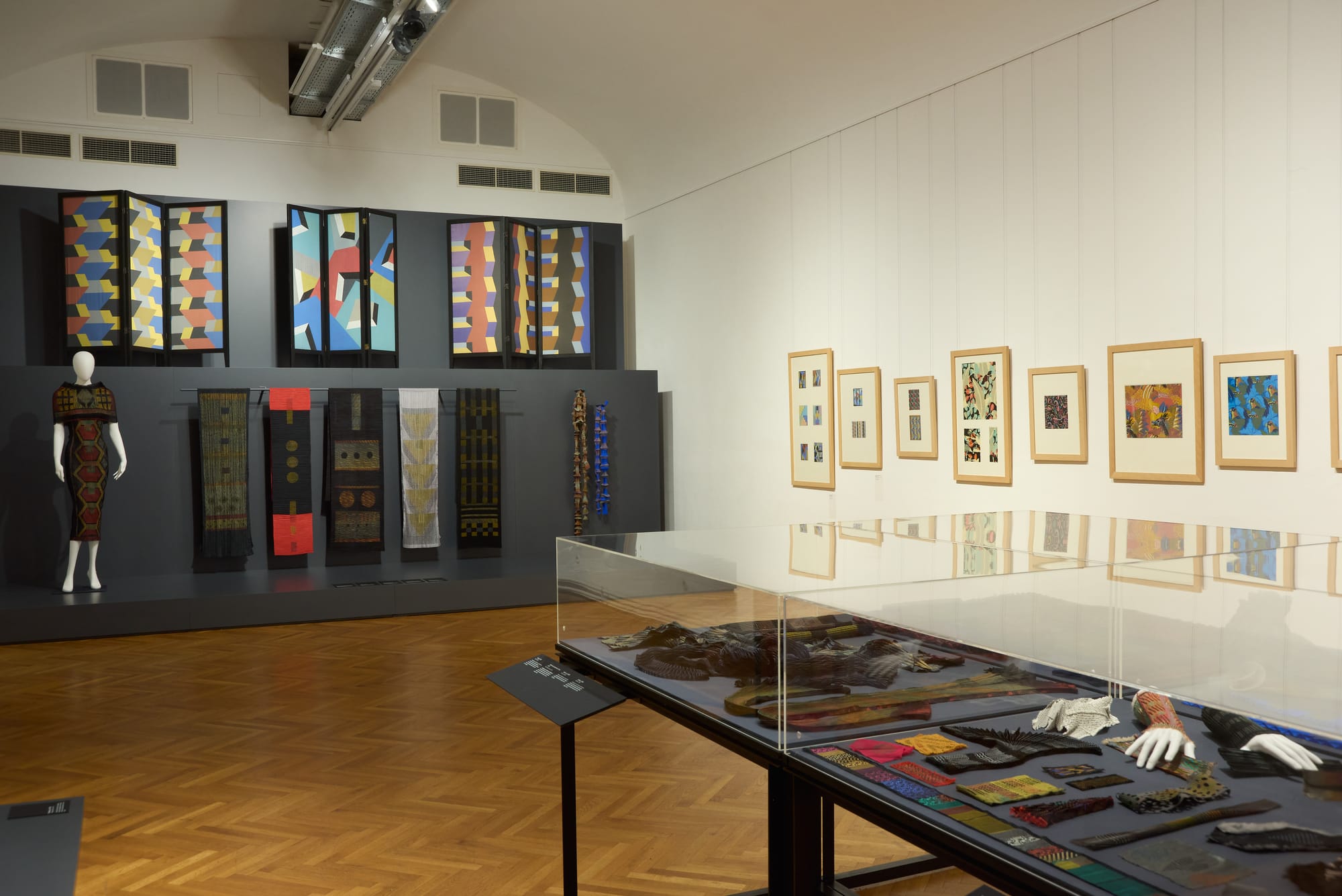 MAK Exhibition View, 2026. Ursi Fürtler: Textile—Abstract. MAK Forum