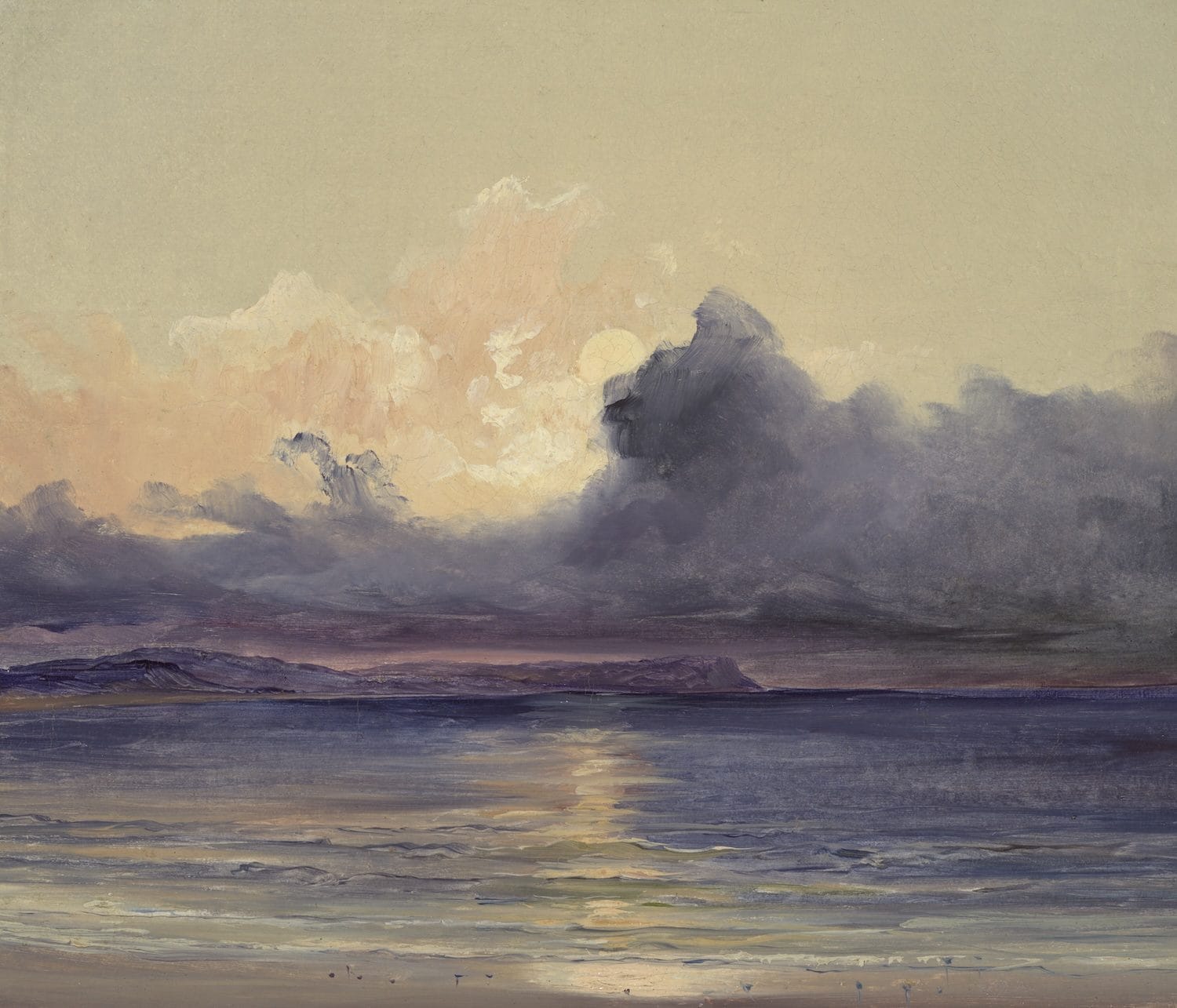 Carl Blechen, Sunset at Sea, 1825–1828