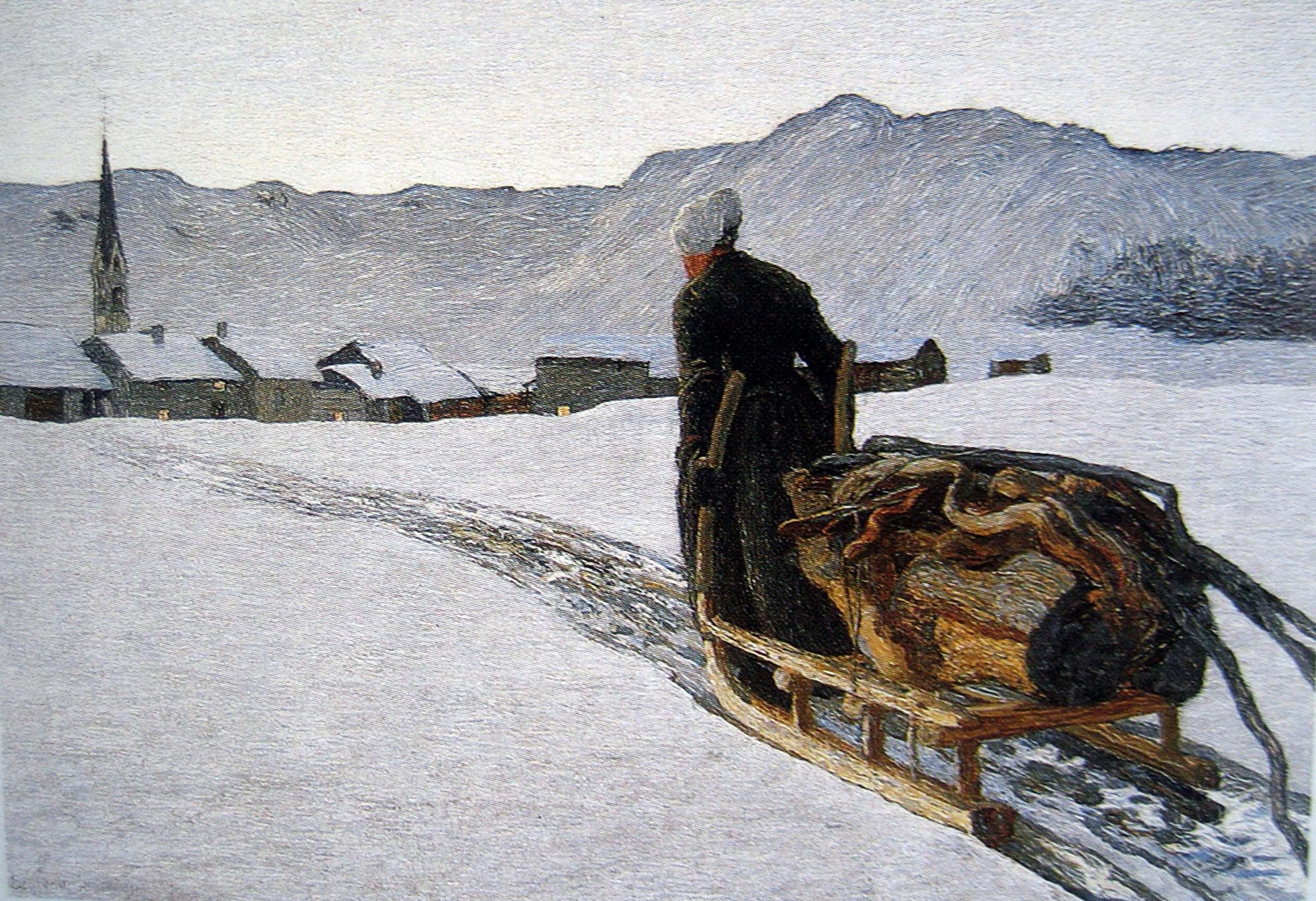 Giovanni Segantini, Return to the Forest, 1890