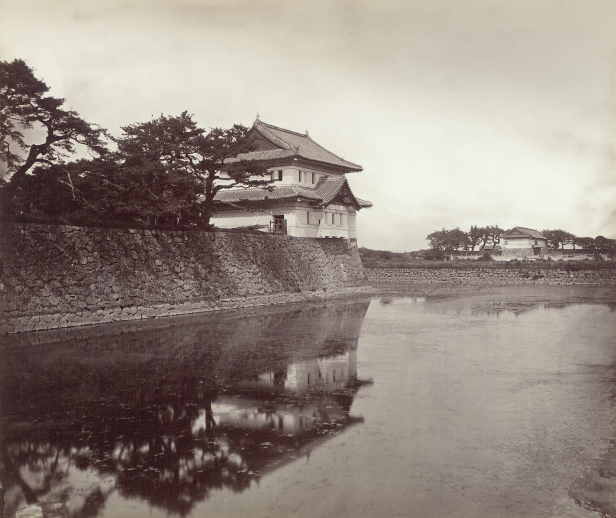 Raimund Stillfried von Rathenitz, Corner Watchtower of the Castle in Edo (Tokyo), ca. 1875