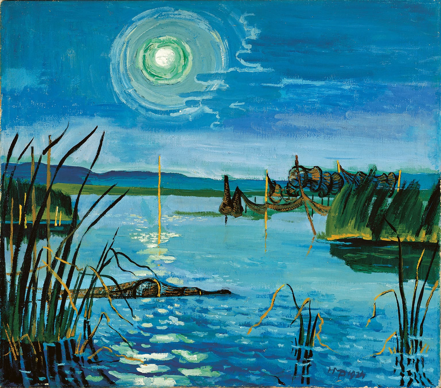Max Pechstein, At Lake Garder, 1924