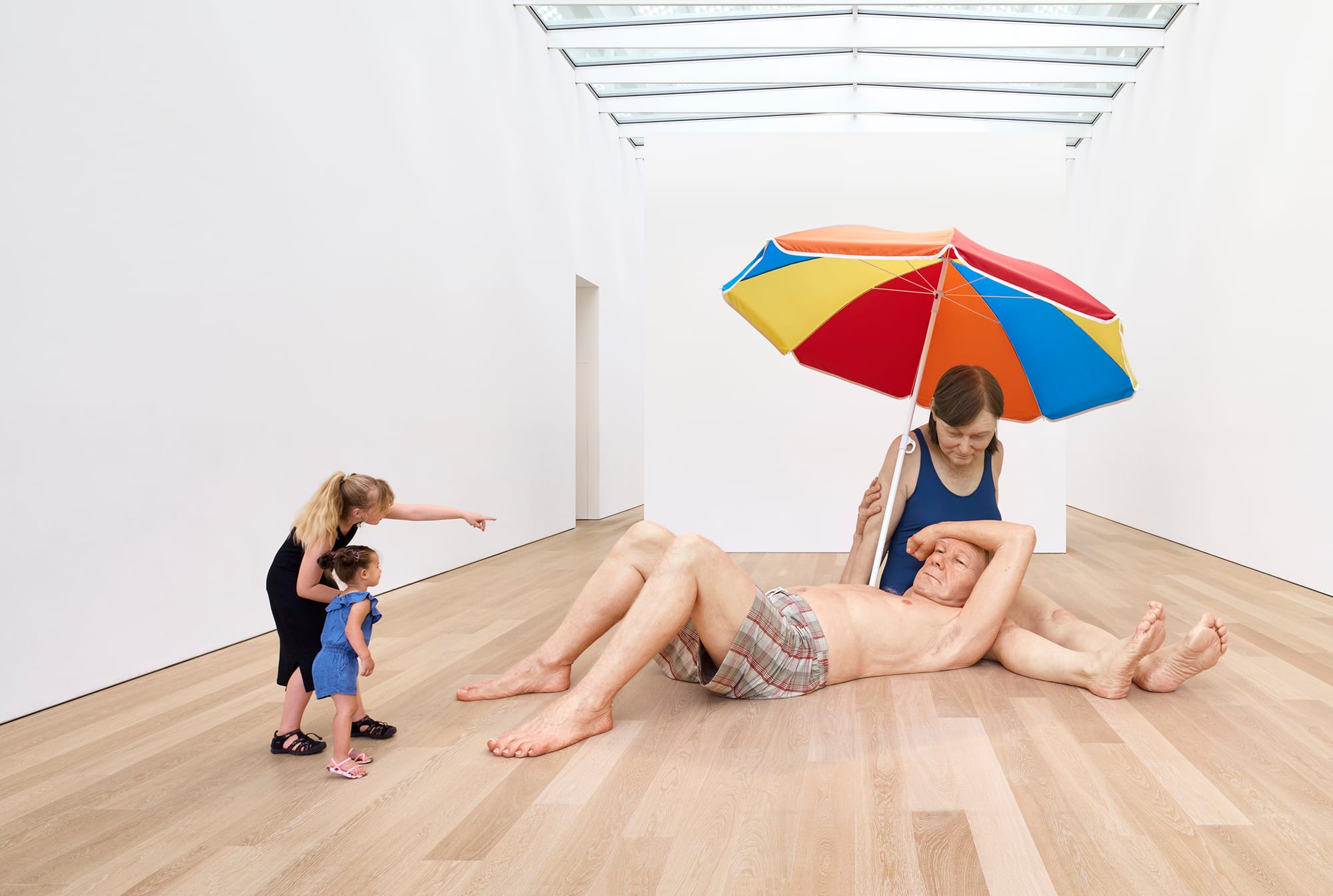 Ron Mueck, Couple under an Umbrella, 2013