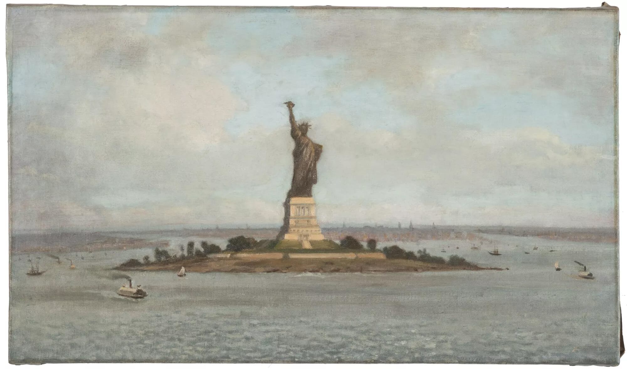 Auguste Bartholdi (1834–1904), Vue anticipée de la Statue de la Liberté, vers 1882–1883