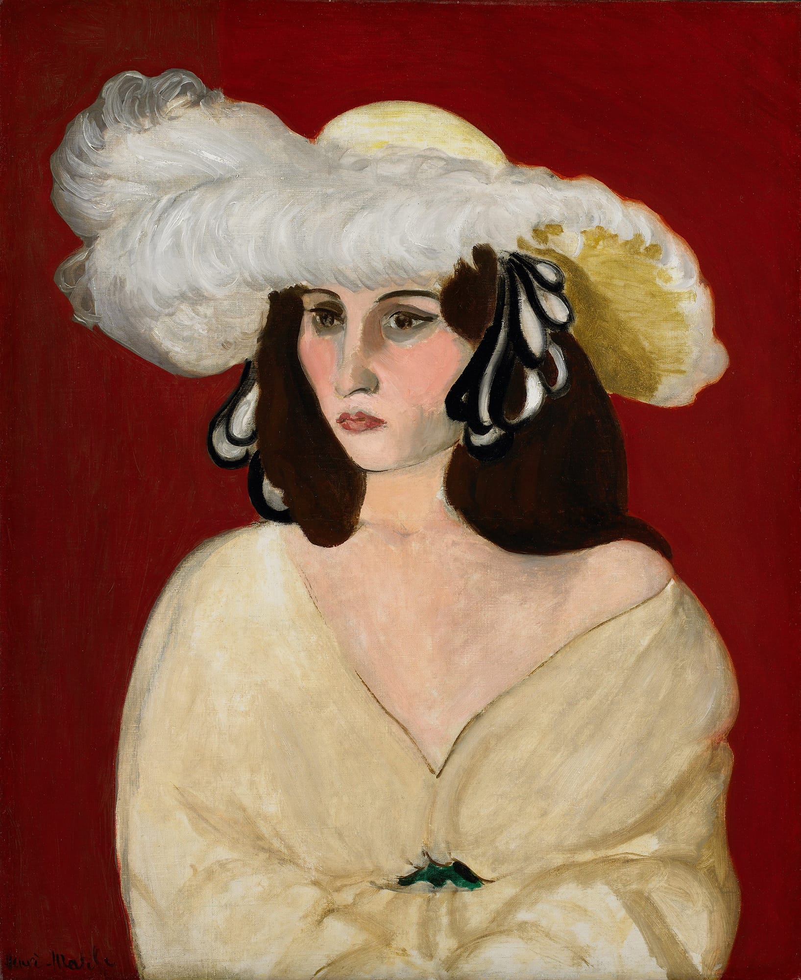 Henri Matisse, The White Feathers, 1919