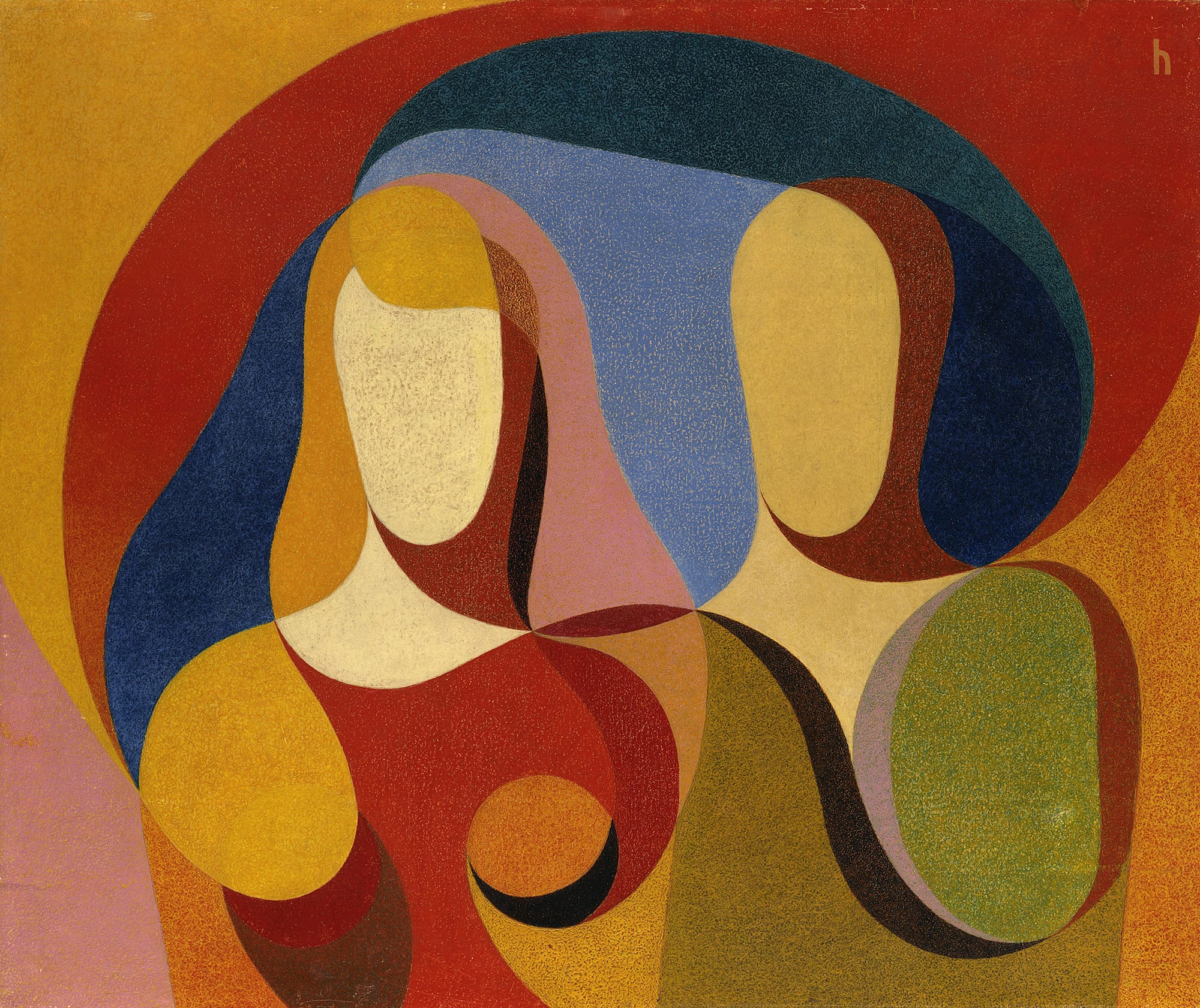 Heinrich Hoerle (1895–1936), Mann und Frau, 1933