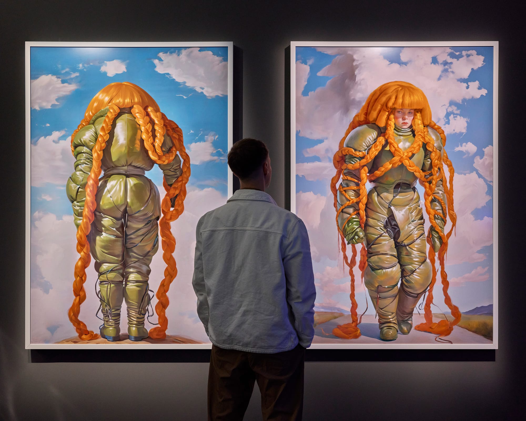 The World Through AI, 2026, installation view, Holly Herndon & Mat Dryhurst “xhairymutantx
