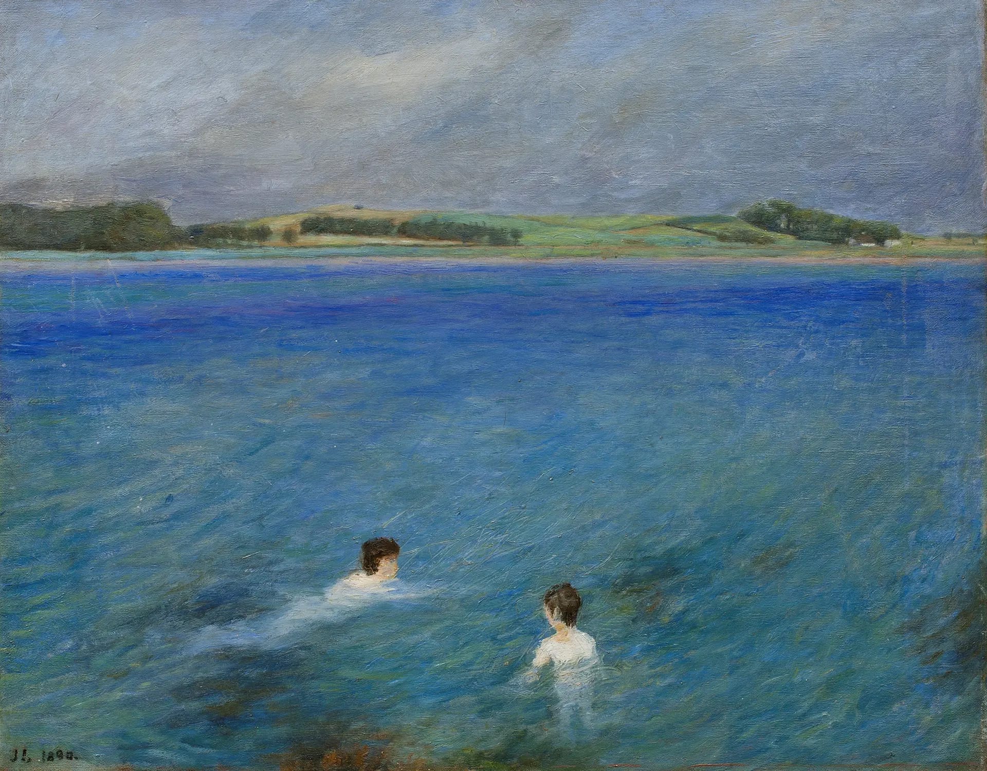 Johannes Larsen: Bathing Boys, 1889