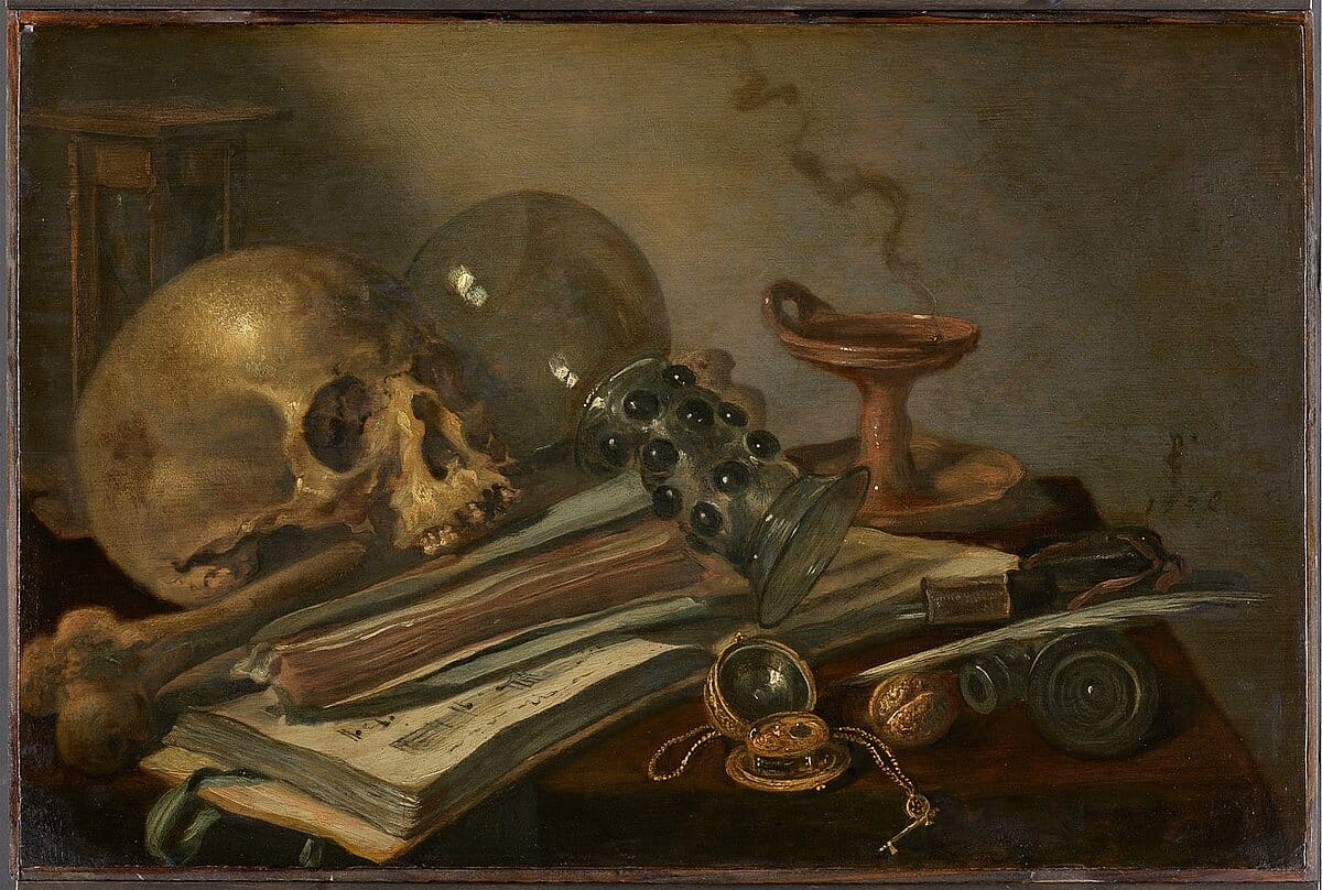 Pieter Claesz, Vanitas-Stillleben (1656)
