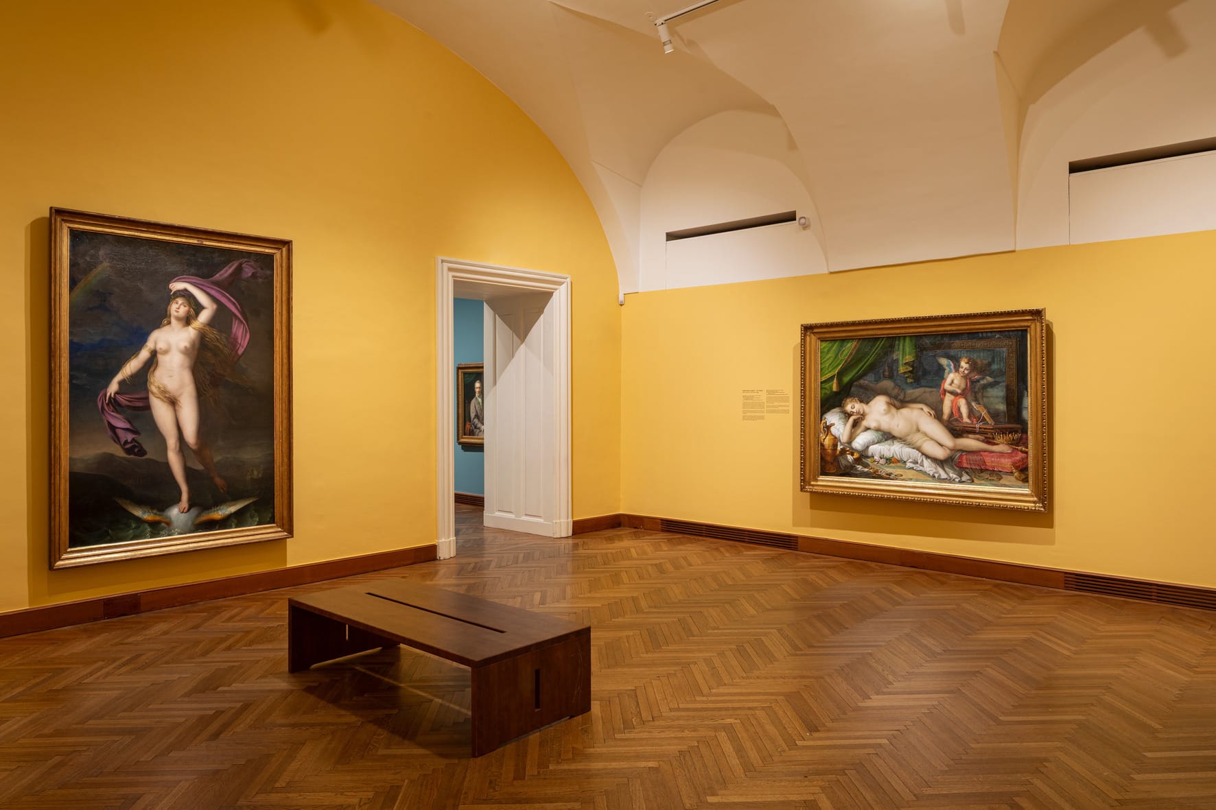 Installation view “IN-SIGHT: Johann Baptist Lampi The Elder and The Younger. Overpainted and Uncovered”