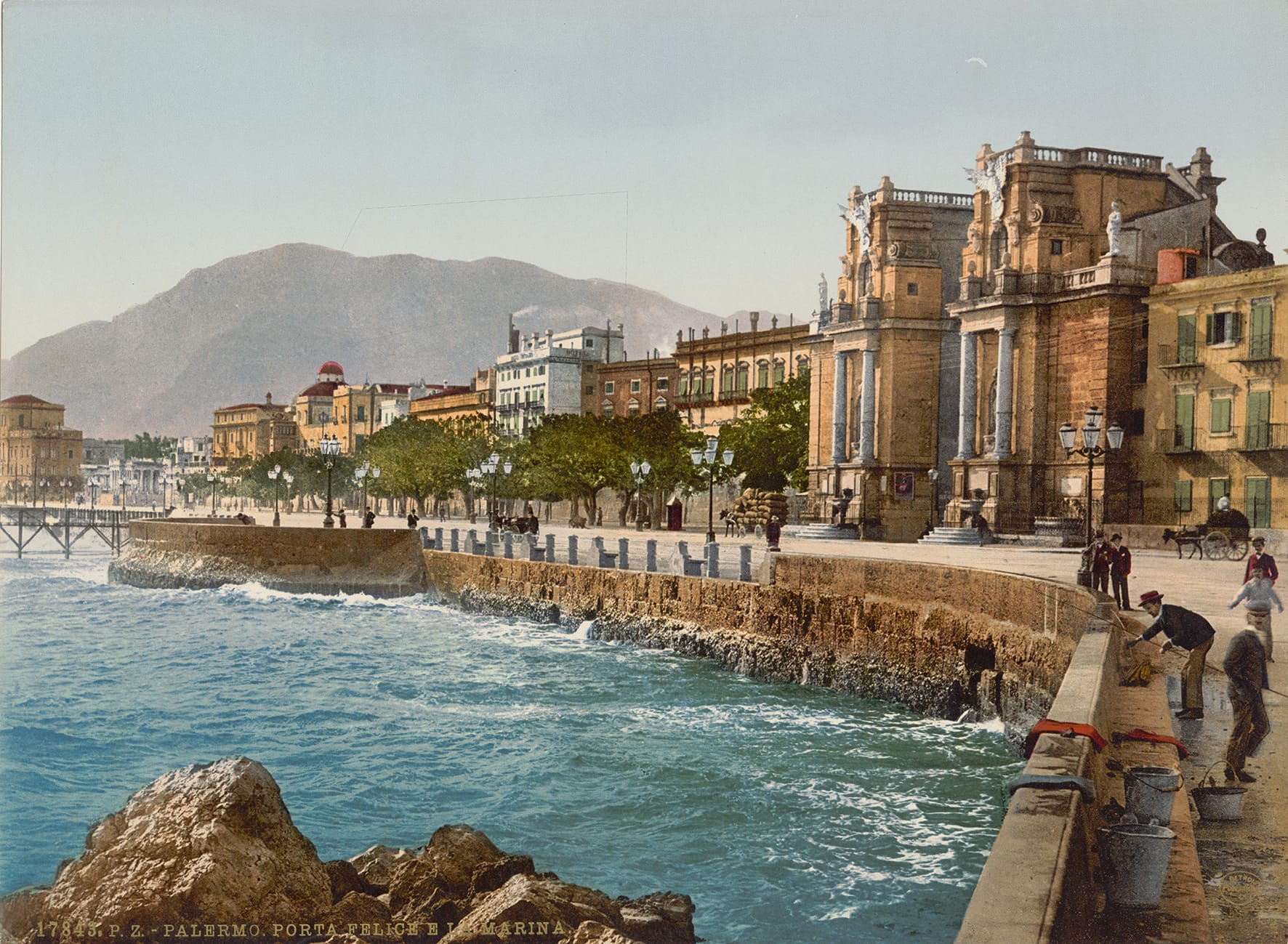 Anonymous (Photoglob & Co., Zurich), Porta Felice and the Marina, Palermo, Italy, 1889–1905