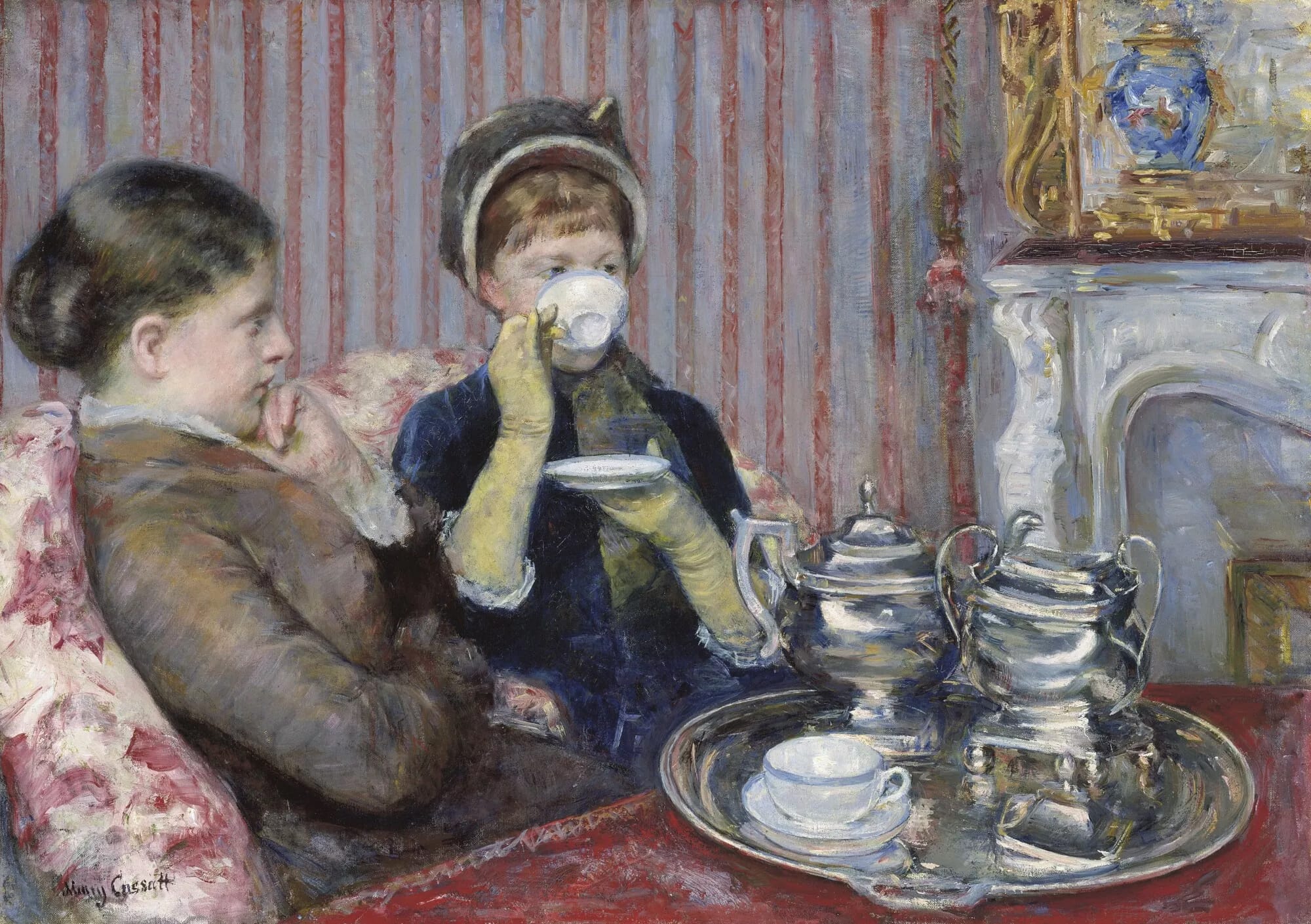 Mary Cassatt (1844-1926) Le Thé, vers 1880 Huile sur toile