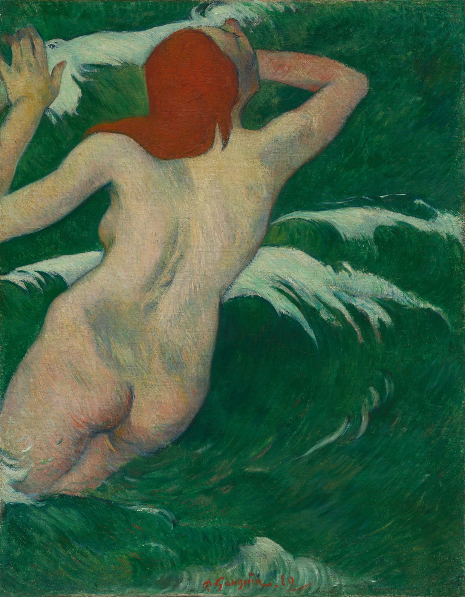Paul Gauguin, In the Waves, 1889