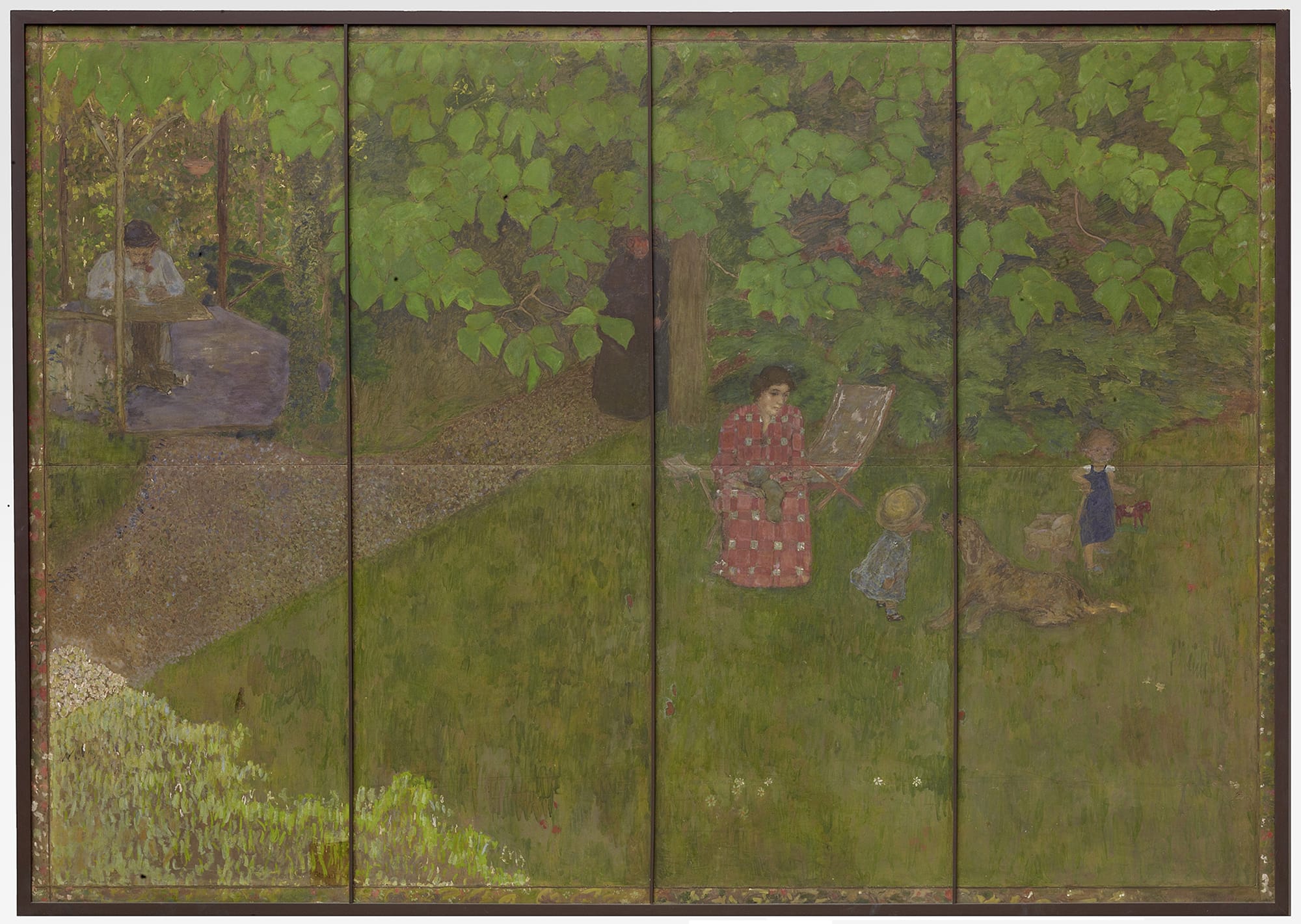 Pierre Bonnard, The Claude Familie on the Terrace in the Garden, 1899