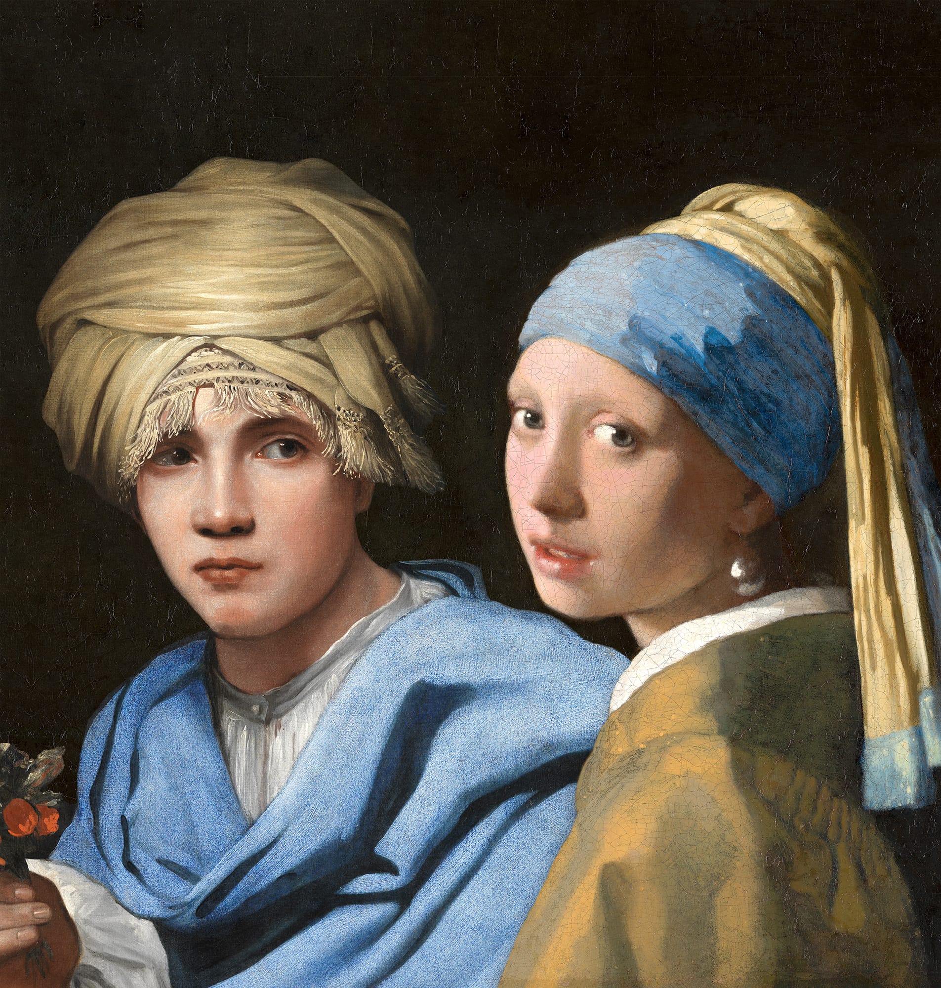 Michael Sweerts’ Boy with a Turban from Museo Nacional Thyssen-Bornemisza and Vermeer’s Girl with a Pearl Earring from the Mauritshuis