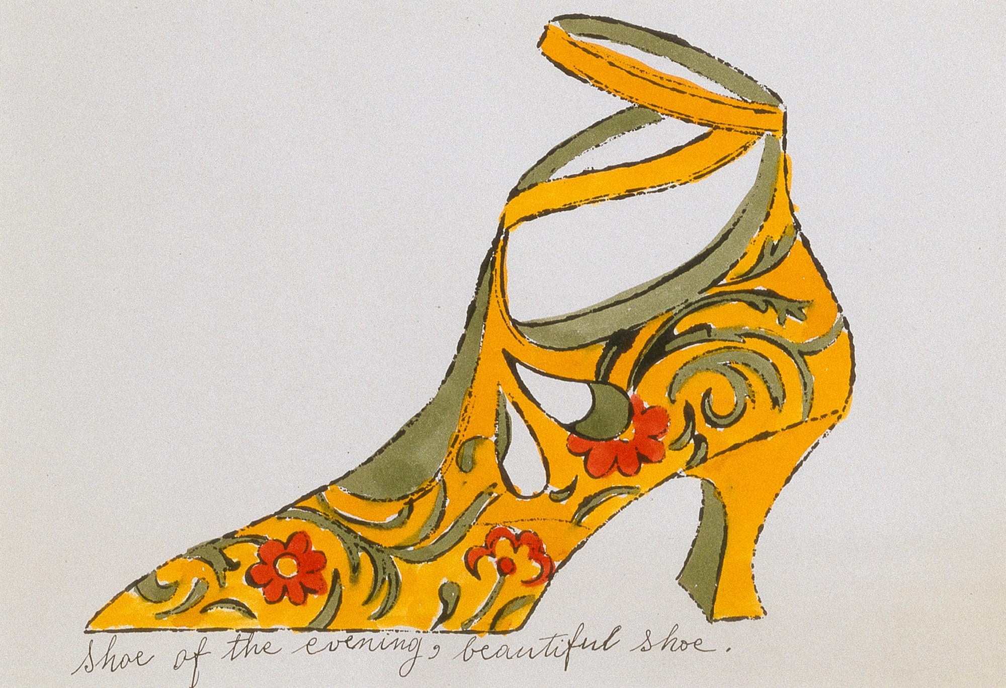 Andy Warhol, Á La Recherche du Shoe Perdu by Andy Warhol. Shoe Poems by Rolph Pomeray (Umschlagblatt) ca. 1955