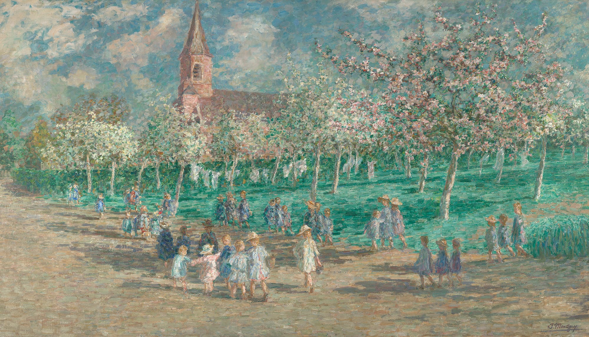 Jenny Montigny, Towards School (Spring)