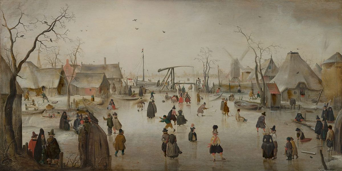 Hendrick Avercamp, Ice Scene, ca. 1610