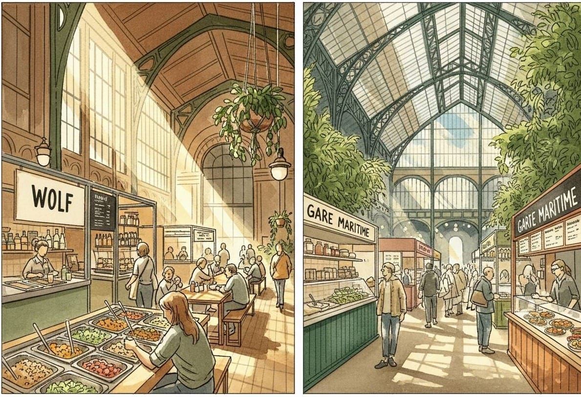 當街頭被搬進室內：布魯塞爾四個Food Market