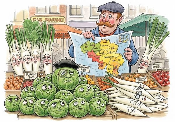 🥬 比利時蔬菜名字的地圖學：一桌菜，一張語言地圖