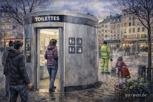 布魯塞爾免費公廁，一個要540萬台幣