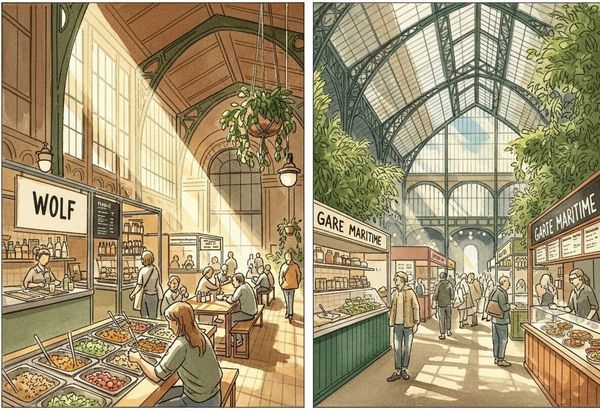 當街頭被搬進室內：布魯塞爾四個Food Market