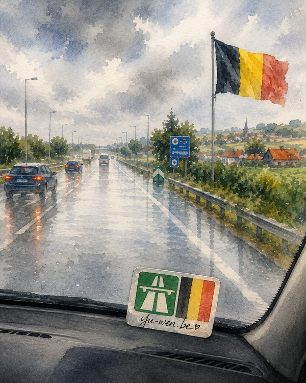 一張貼紙，兩次繳稅：比利時的新道路費，可能還沒上路就違法