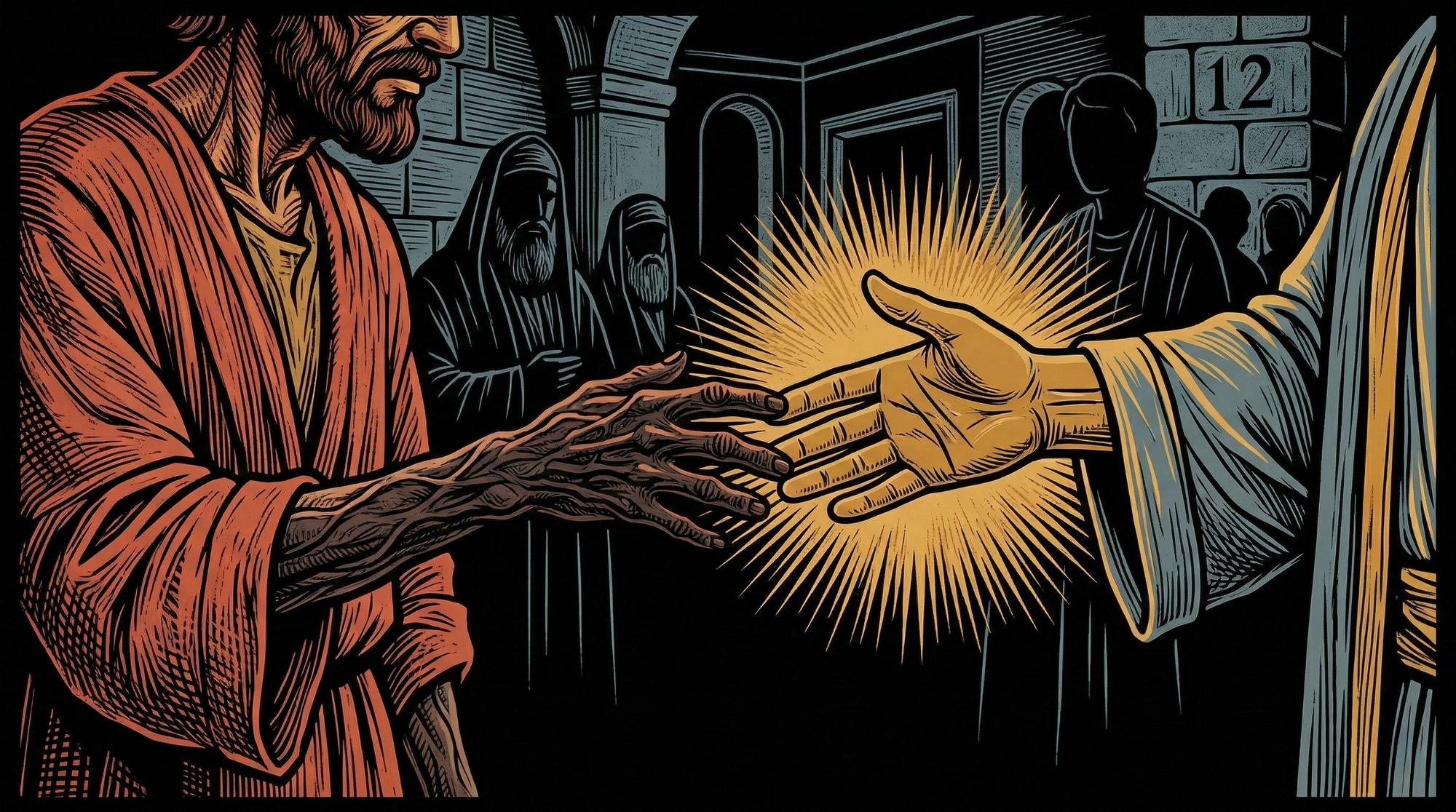 “¿Es lícito sanar en Shabát?” Mt 12:9-14 (Mc 3:1-6; Lc 6:6-11).