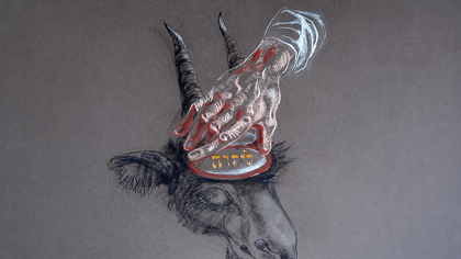 La Ceremonia de las Suertes de Iom Kipur y el Letrero sobre el Madero