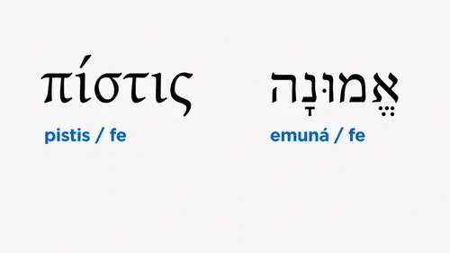 ¿Qué es la «fe» (heb. Emuná; gr. Pistis)?