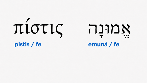 ¿Qué es la «fe» (heb. Emuná; gr. Pistis)?