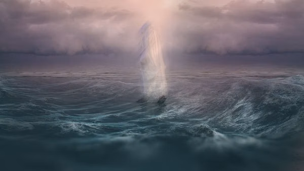 ¿Por qué Yeshúa caminó sobre las aguas? Mt 14:22-33 (Mc 6:45-52; Jn 6:16-21) Imagen destacada