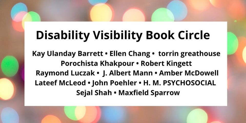 Disability Visibility Book Circle