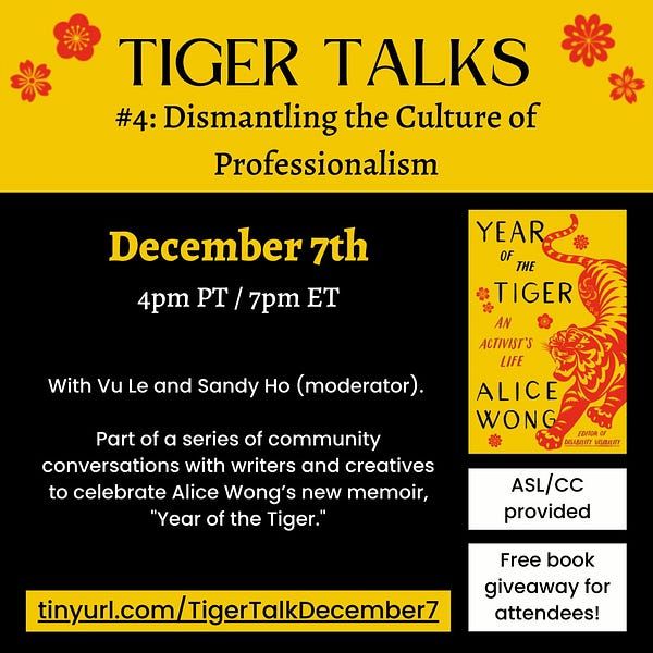 2 online book events for Year of the Tiger