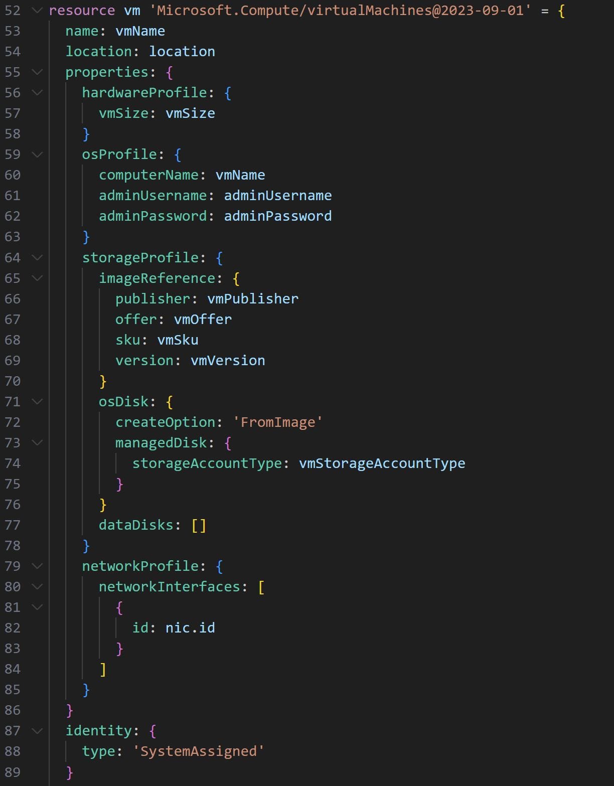 Virtual Machine code