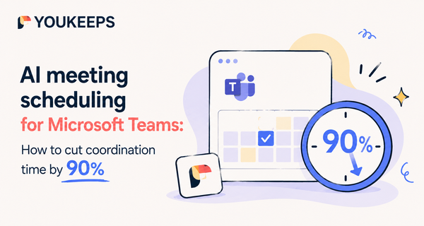 AI Meeting Scheduling for Microsoft Teams: How to Cut Coordination Time by 90%