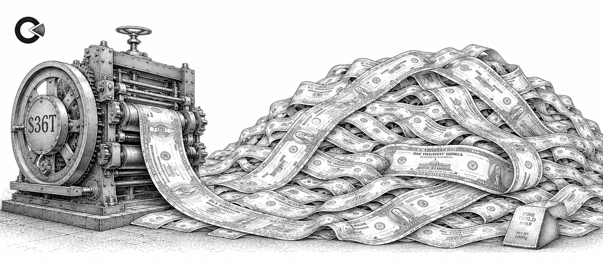 ▫️ The Debt Crossed $36 Trillion. Nobody Plans to Stop.
