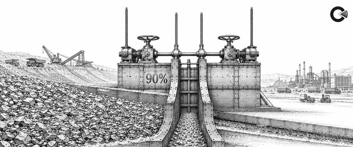 ▫️ How China built a 90% chokehold on rare earth refining