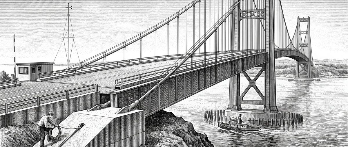 The government engineer who refused to sign off on the bridge was removed instead.